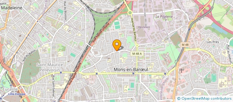 localisation de l'entreprise HAPPY TRAVAUX  MONS-EN-BARUL