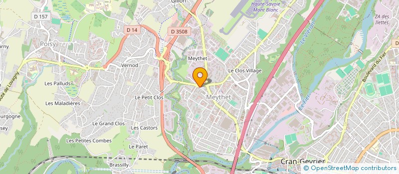 localisation de l'entreprise HAPPY US IMMO à ANNECY