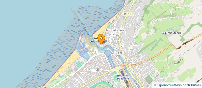 localisation de l'entreprise HAPPY WITH DOGS à TROUVILLE-SUR-MER