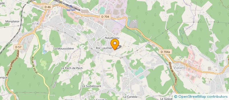 localisation de l'entreprise HAPPY YOGA à SARLAT-LA-CANEDA