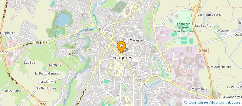 localisation de l'entreprise HAPPY2SLIDE  FOUGERES