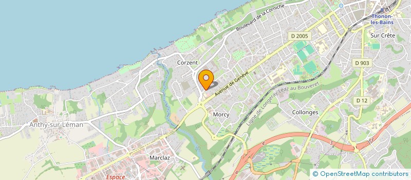 localisation de l'entreprise HAPPYHOME à THONON-LES-BAINS