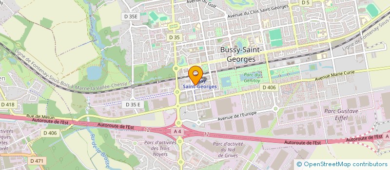 localisation de l'entreprise HAPPYLAND  ROISSY-EN-BRIE