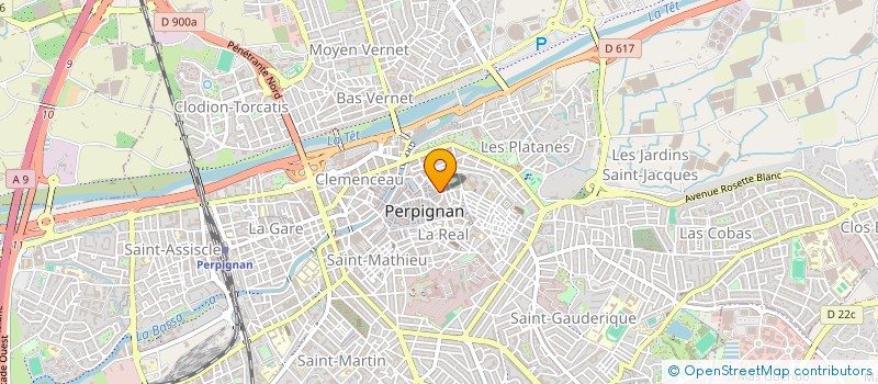 localisation de l'entreprise HAPPYLIFE  PERPIGNAN