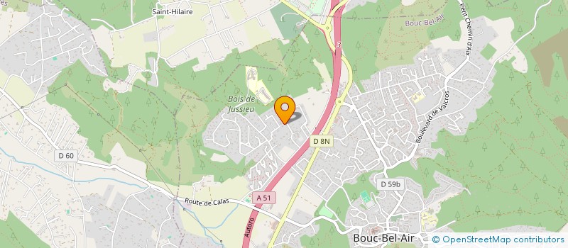 localisation de l'entreprise HAPPYLOT à BOUC-BEL-AIR