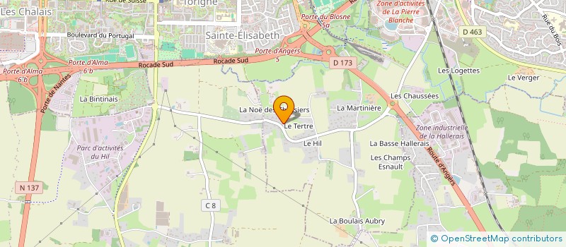 localisation de l'entreprise HAPPYMED  CHANTEPIE