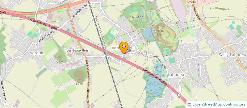 localisation de l'entreprise HAPPYNESS  VERQUIGNEUL