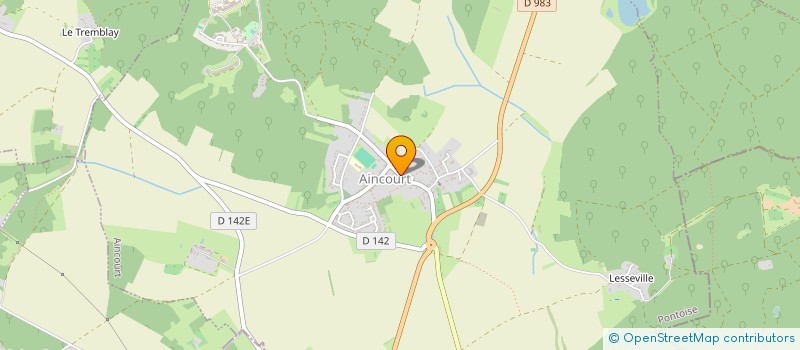 localisation de l'entreprise HAPPYNESS  AINCOURT