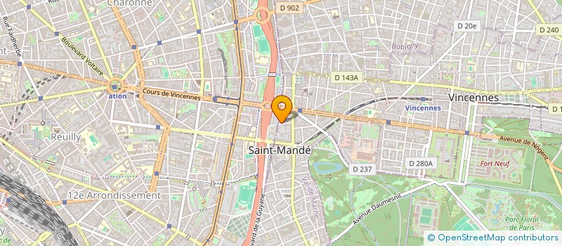 localisation de l'entreprise HAPPYSKILLS RH  SAINT-MANDE