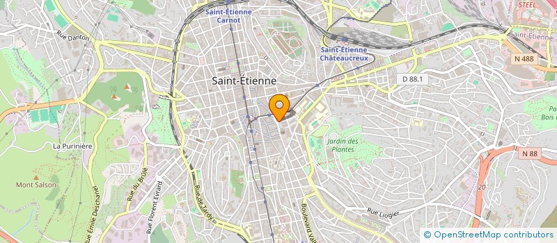 localisation de l'entreprise HAPPYSLIFE à SAINT-ETIENNE