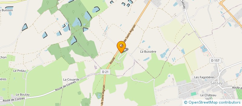 localisation de l'entreprise HAPR  LE CONTROIS-EN-SOLOGNE