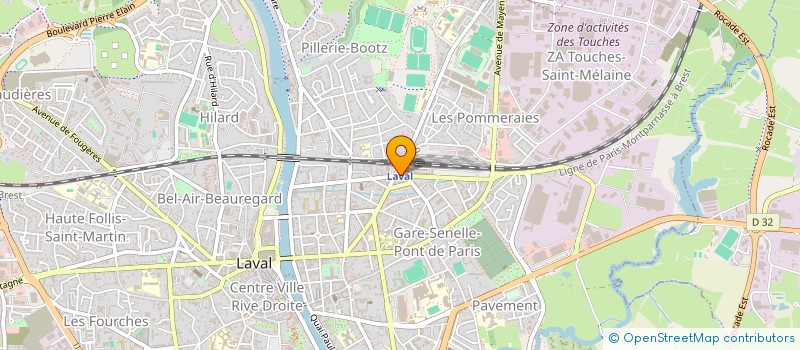 localisation de l'entreprise HAPTION PARTICIPATIONS à LAVAL