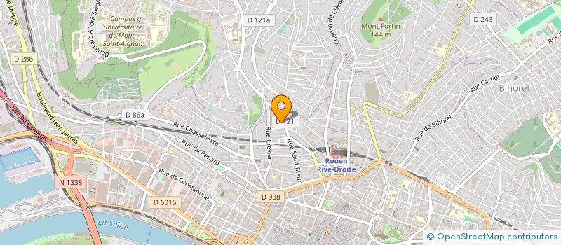 localisation de l'entreprise HAPY à ROUEN