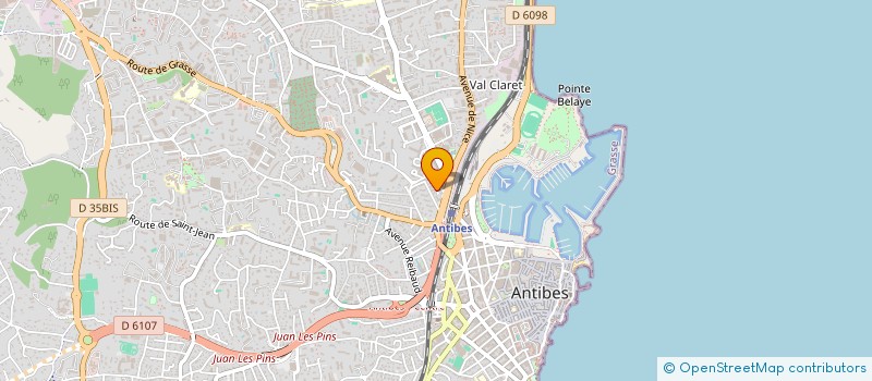 localisation de l'entreprise HAPY à ANTIBES