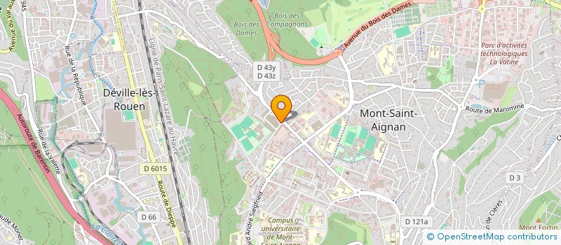 localisation de l'entreprise HAPY  MONT-SAINT-AIGNAN