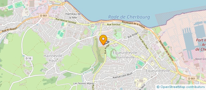 localisation de l'entreprise HAPY à CHERBOURG-EN-COTENTIN