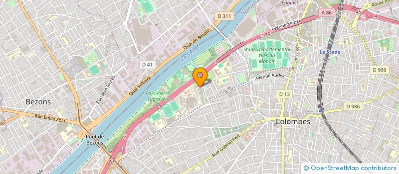 localisation de l'entreprise HAPY ENERGIES à COLOMBES