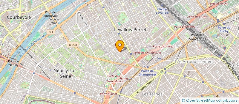 localisation de l'entreprise HAPY HOLDING  LEVALLOIS-PERRET
