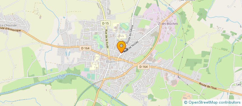 localisation de l'entreprise HAQUE  BLAIN