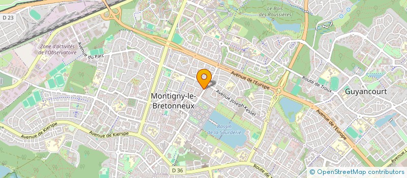 localisation de l'entreprise HAQUET - LARROUY  MONTIGNY-LE-BRETONNEUX