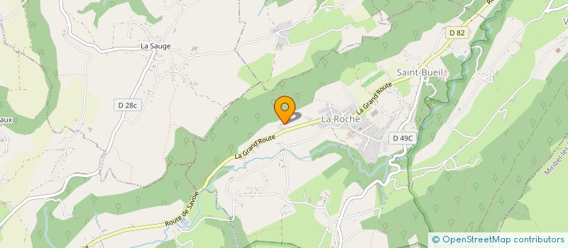 localisation de l'entreprise HAQUIN DANIEL ISOLATION  SAINT-BUEIL