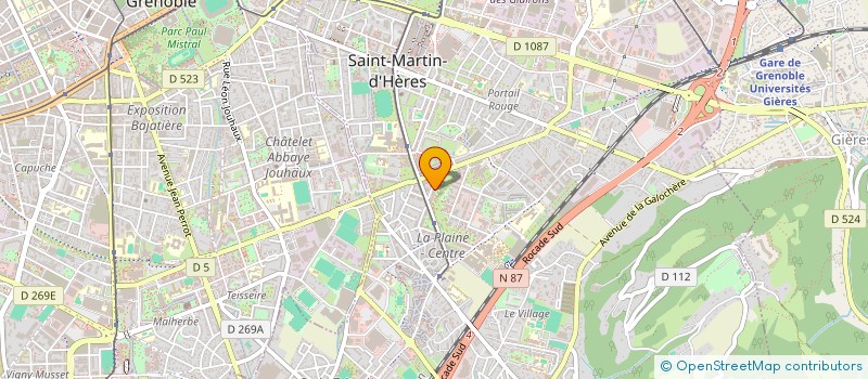 localisation de l'entreprise HAR FIBRES à SAINT-MARTIN-D'HERES
