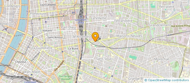 localisation de l'entreprise HAR GESTION à LYON