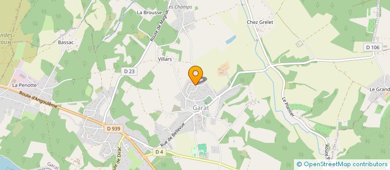 localisation de l'entreprise HARA  GARAT