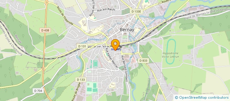 localisation de l'entreprise HARAEL EDITIONS  BERNAY