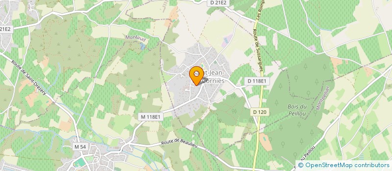 localisation de l'entreprise HARAGEI RYU AIKIDO/KENJUTSU SAINT JEAN DE CORNIES  SAINT-JEAN-DE-CORNIES