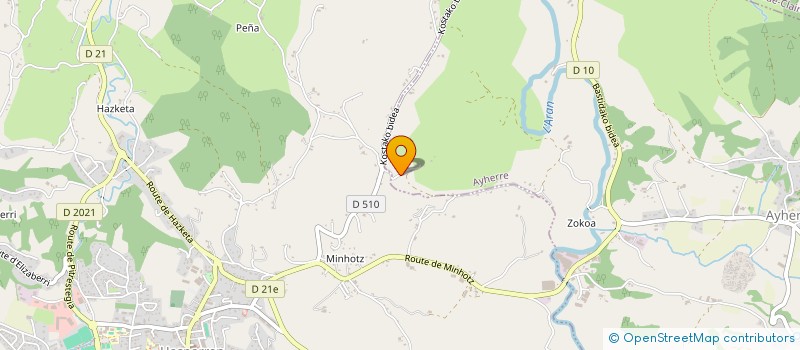 localisation de l'entreprise HARAGI LANA  AYHERRE