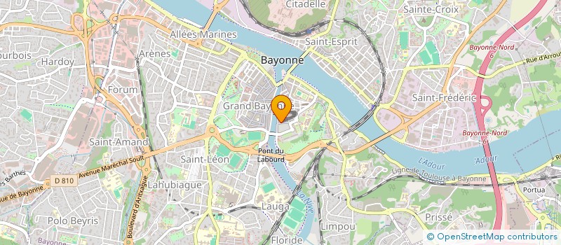 localisation de l'entreprise HARAGIA BAYONNE à BAYONNE
