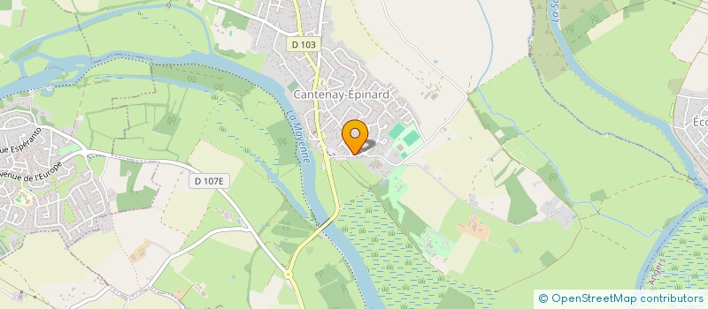localisation de l'entreprise HARAGO'E  CANTENAY-EPINARD