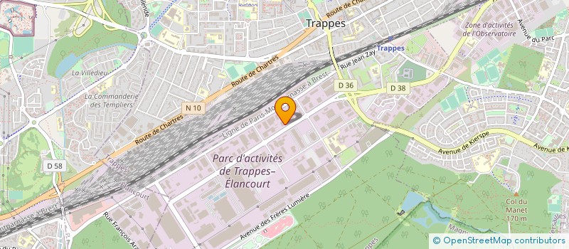 localisation de l'entreprise HARAIVA à TRAPPES