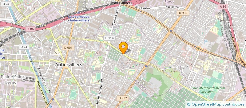 localisation de l'entreprise HARAKA BARAKA  AUBERVILLIERS