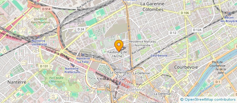 localisation de l'entreprise HARAKIWI à COURBEVOIE