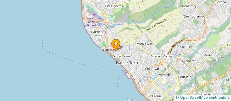 localisation de l'entreprise HARAL ALAIN SARL  BASSE-TERRE