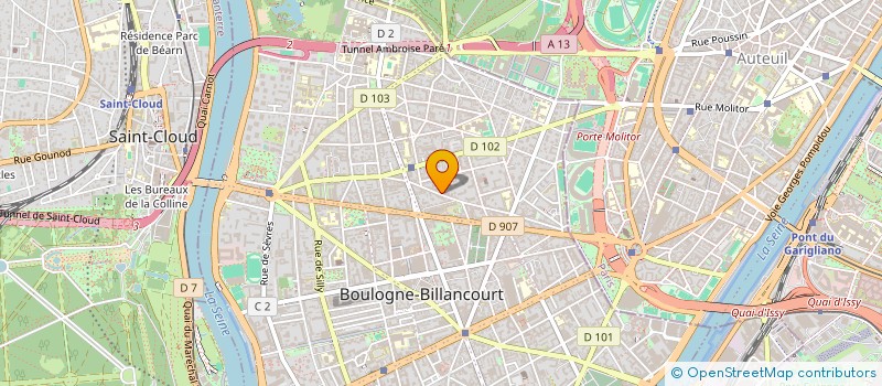 localisation de l'entreprise HARALD  BOULOGNE BILLANCOURT