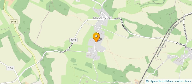 localisation de l'entreprise HARALD THORVALD  MONTEROLIER