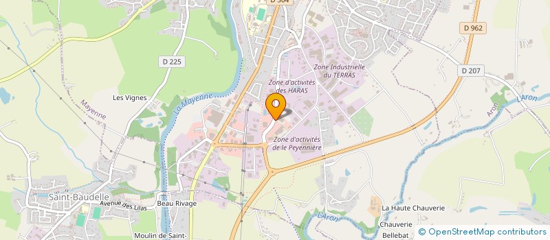 localisation de l'entreprise HARAMAG à MAYENNE