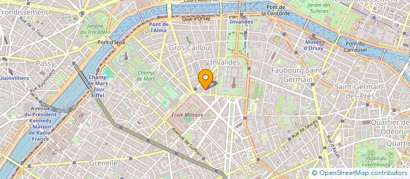 localisation de l'entreprise HARAS BONNE CHANCE à PARIS