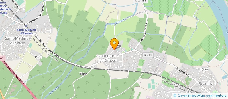localisation de l'entreprise HARAS D AYGUEMORTE à AYGUEMORTE-LES-GRAVES