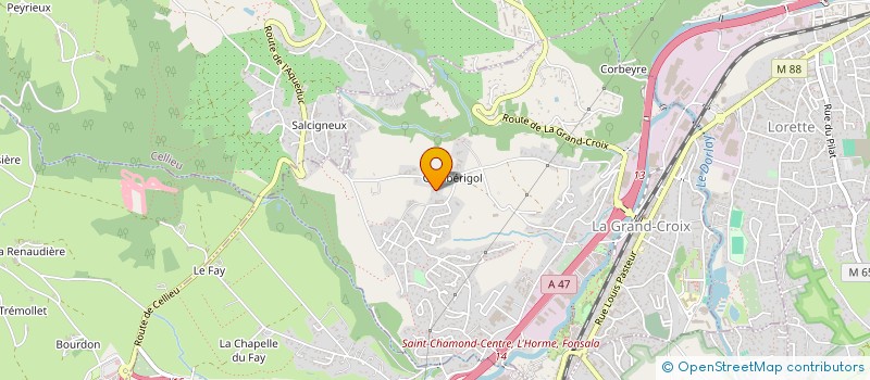 localisation de l'entreprise HARAS D'EVERDEEN  CURTAFOND