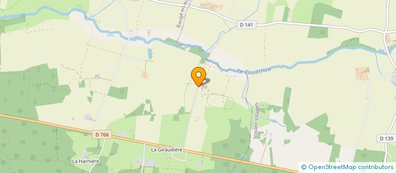 localisation de l'entreprise HARAS D'HERMES  BAUGE-EN-ANJOU