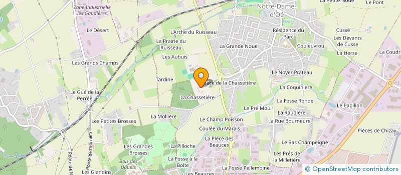 localisation de l'entreprise HARAS D'OE  NOTRE-DAME-D OE