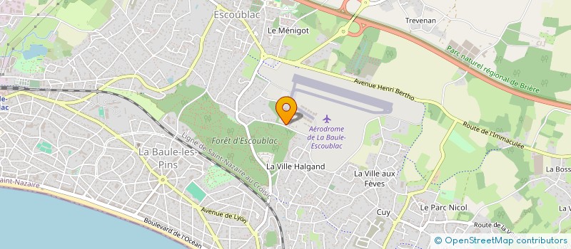 localisation de l'entreprise HARAS D'OLIVIER  LA BAULE-ESCOUBLAC