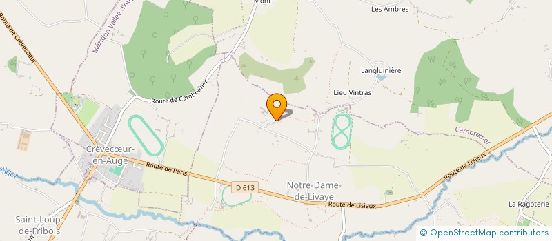 localisation de l'entreprise HARAS D'OMBREVILLE  LA ROQUE-BAIGNARD