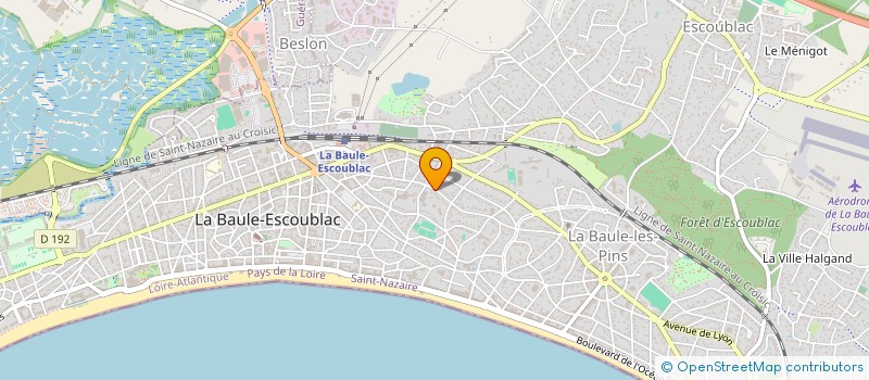 localisation de l'entreprise HARAS DAMIEN HADDAD  LA BAULE-ESCOUBLAC