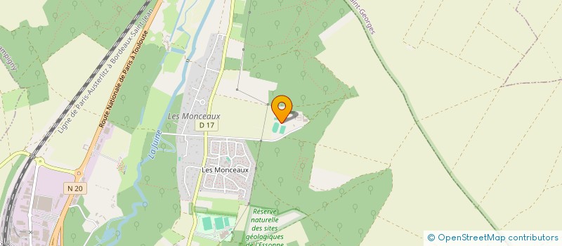 localisation de l'entreprise HARAS DE BELESBAT à MORIGNY-CHAMPIGNY