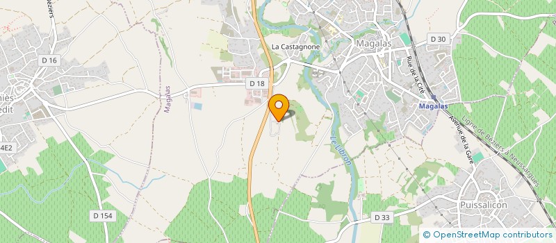 localisation de l'entreprise HARAS DE BLAZI  SAINT-GENIES-DE-FONTEDIT